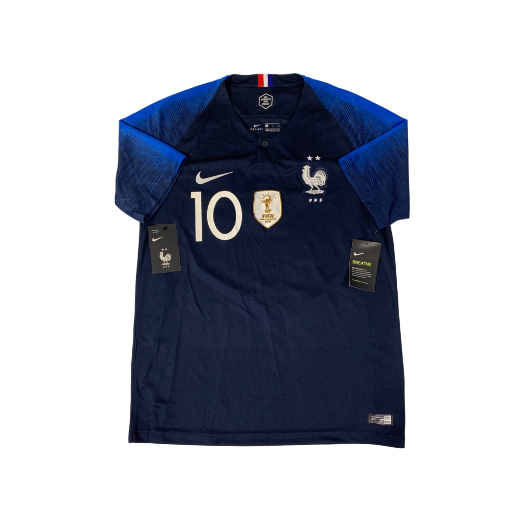 France 2018 Home Kit 2 Stars/ Mbappe #10